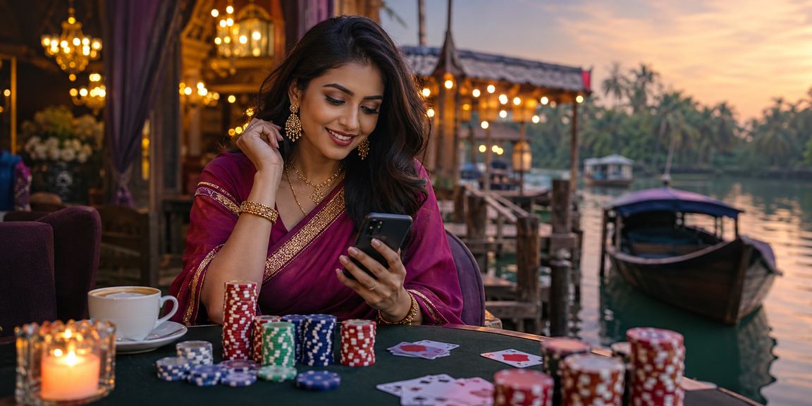 রামি কার্ড গেম খেলার মধ্য দন্ড